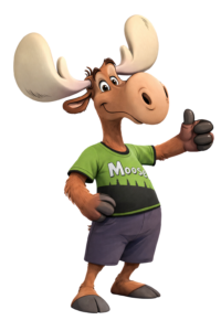 Patrick C Moose 2 Park City Mascot