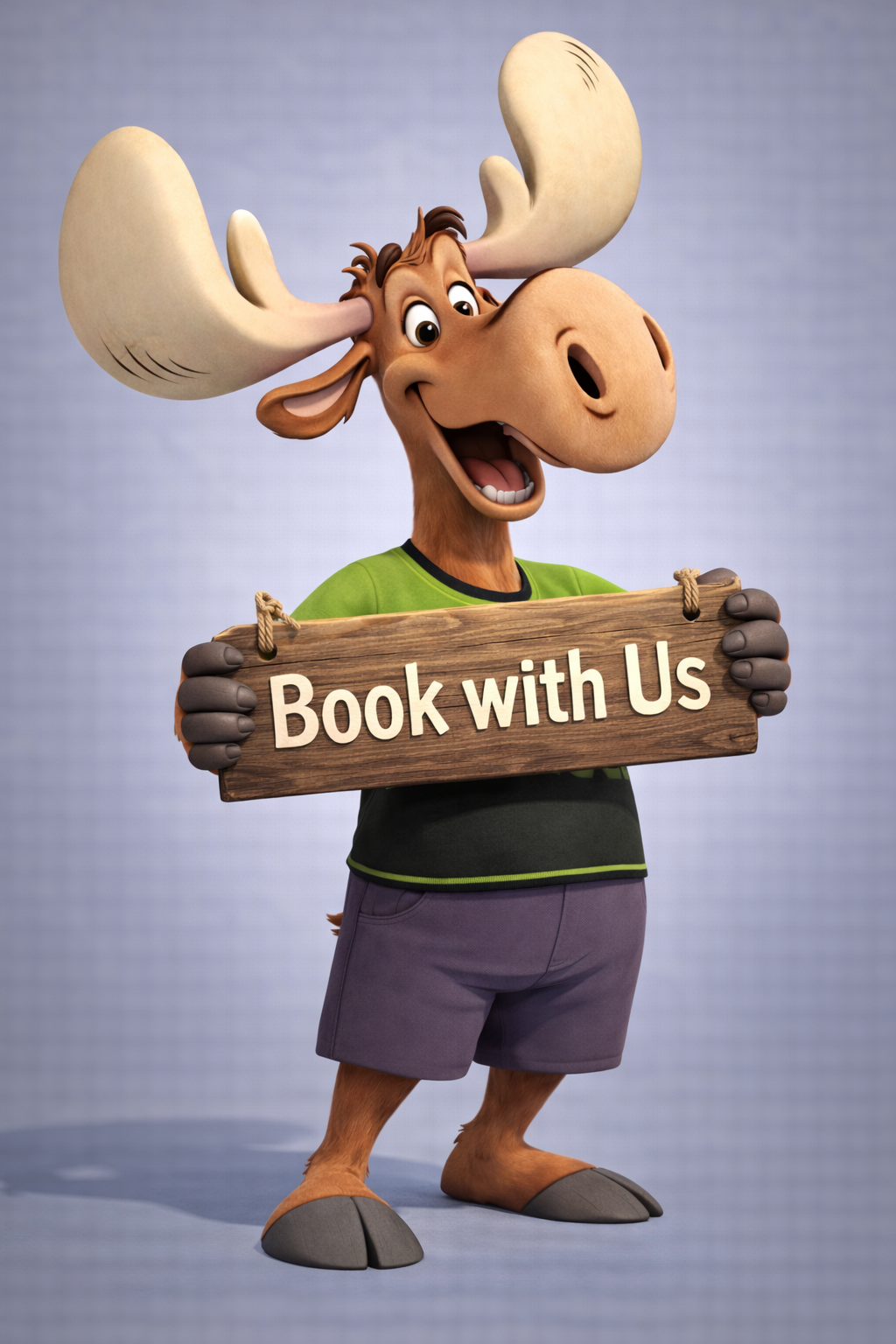 Patrick C. Moose holding a booking sign