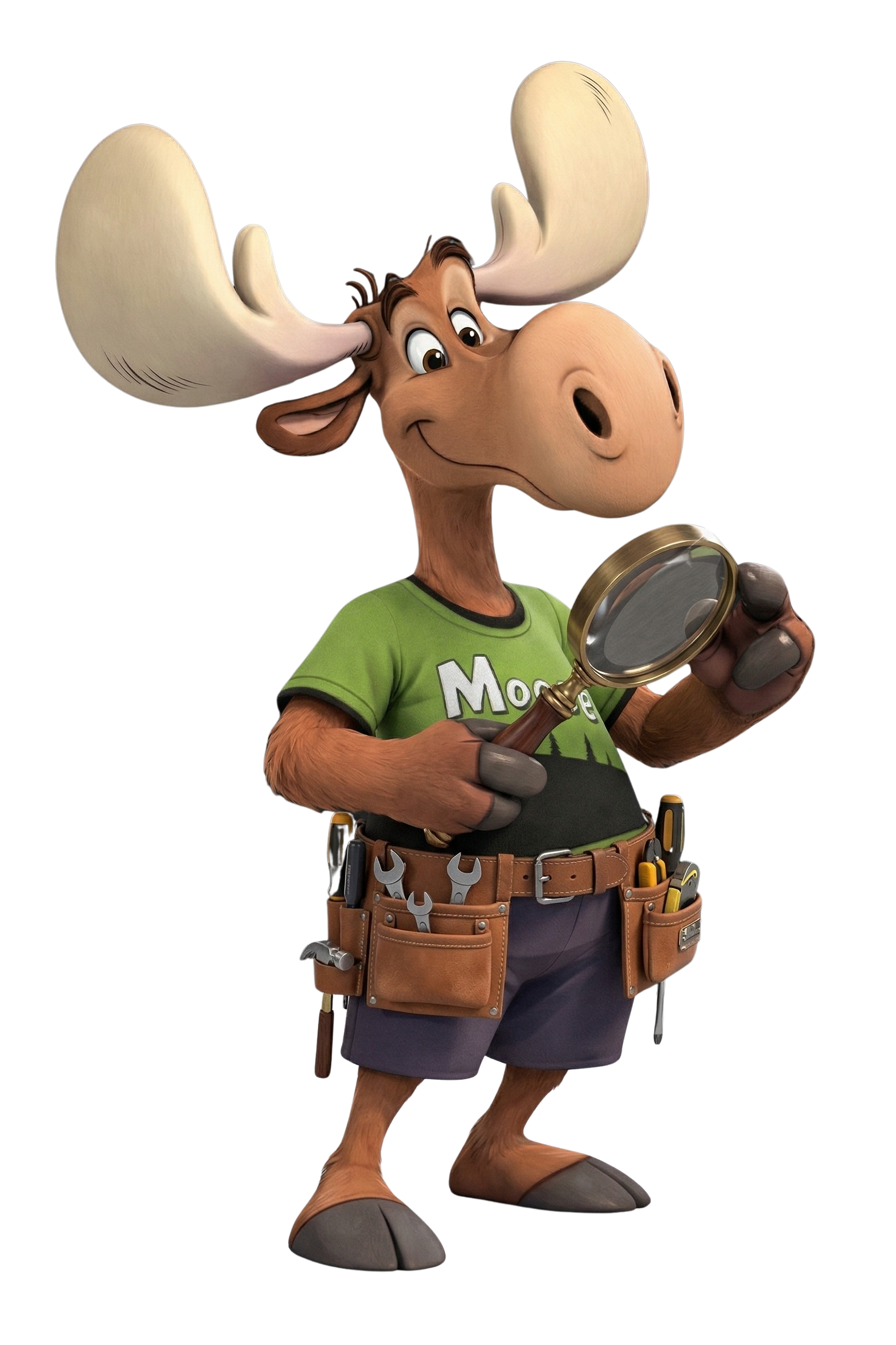 Patrick C. Moose inspecting a home