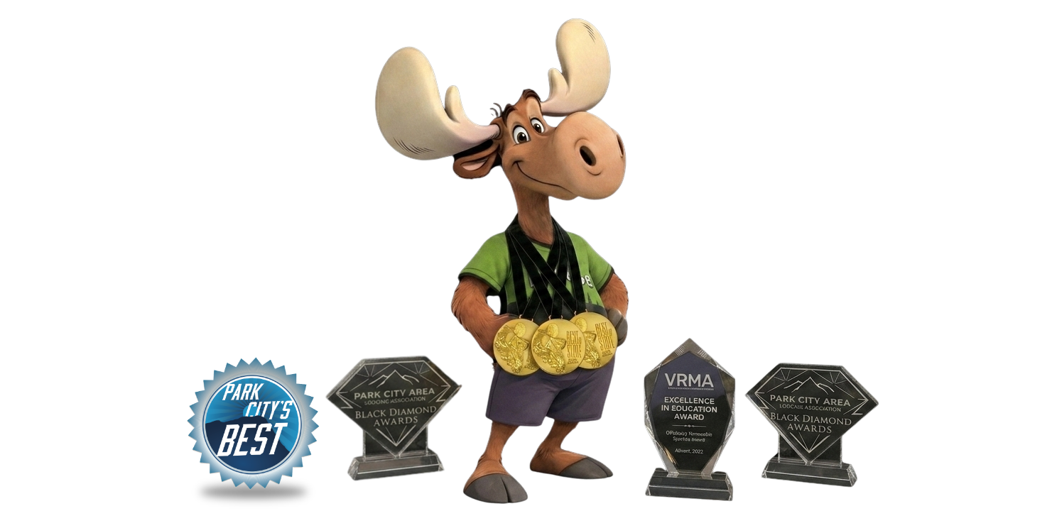 Patrick C. Moose with Moose Management's awards